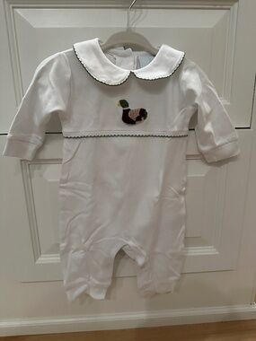 Little English Duck Romper — 3M